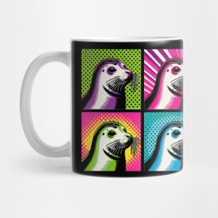 Pop Art Harp Seal Tee - Arctic Marine Life Mug